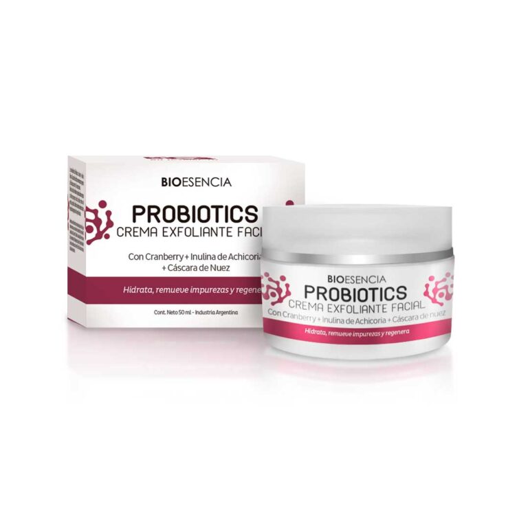 Crema exfoliante facial probiotics